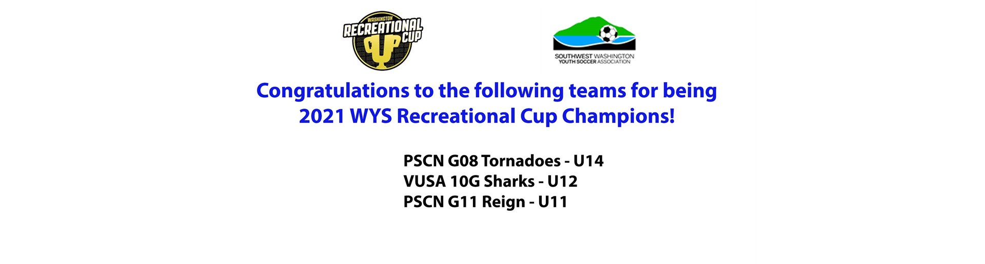 2021 Recreational Cup Information